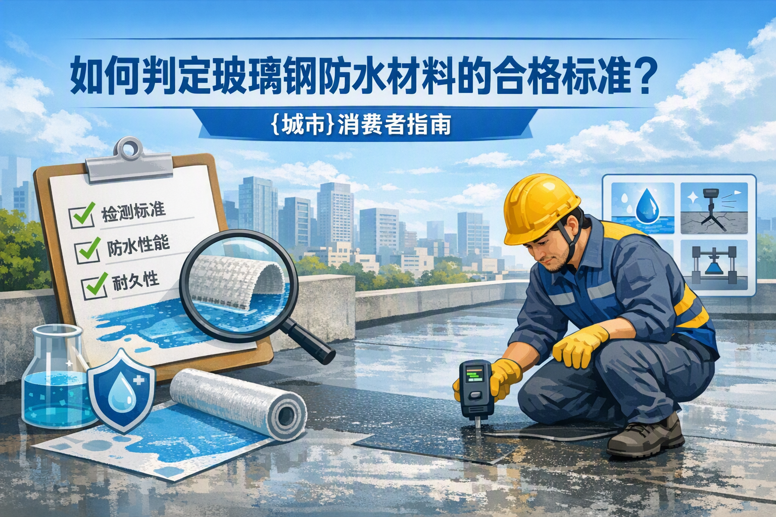 如何判定玻璃钢防水材料的合格标准? 大兴安岭 消费者指南
