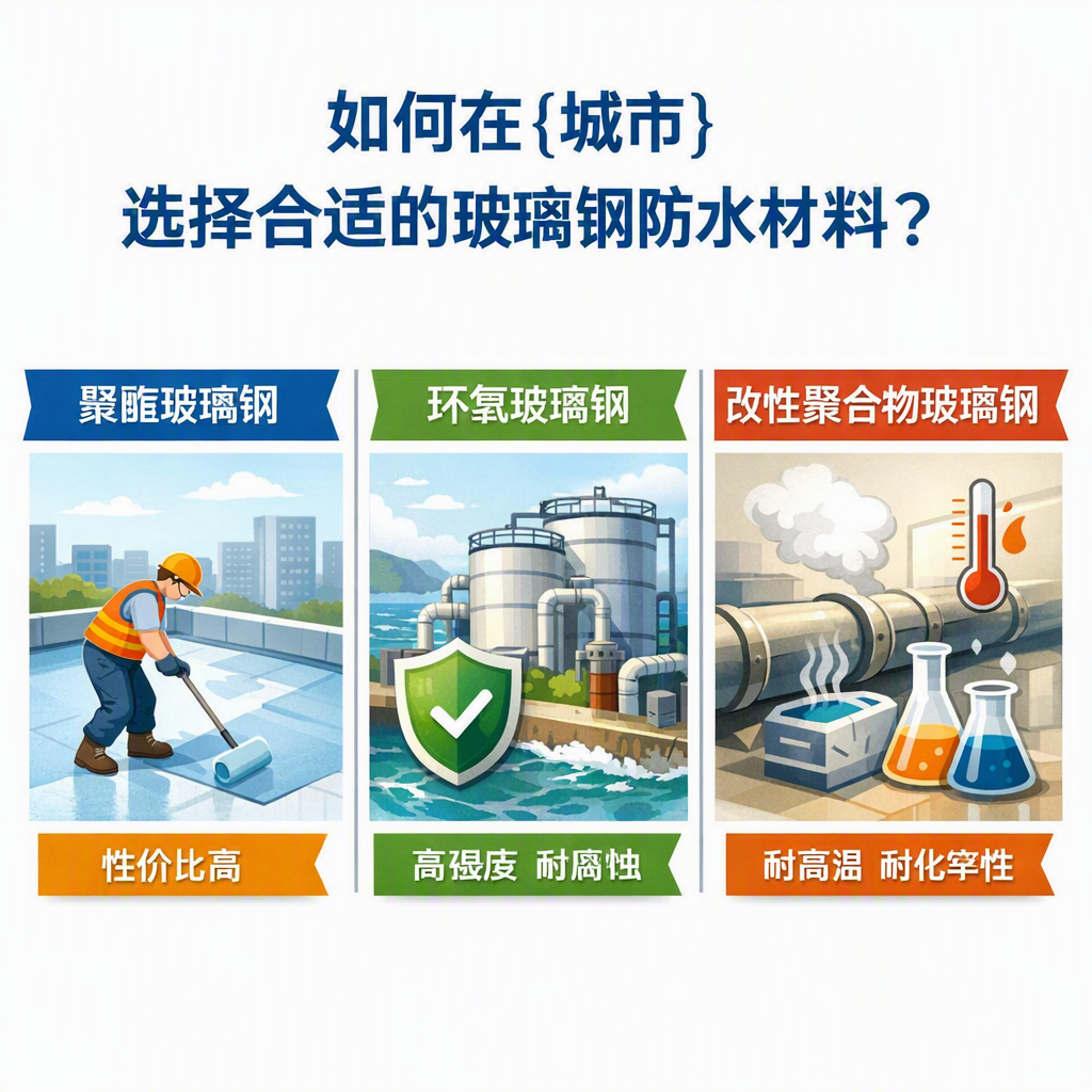 如何在大兴安岭选择合适的玻璃钢防水材料?
