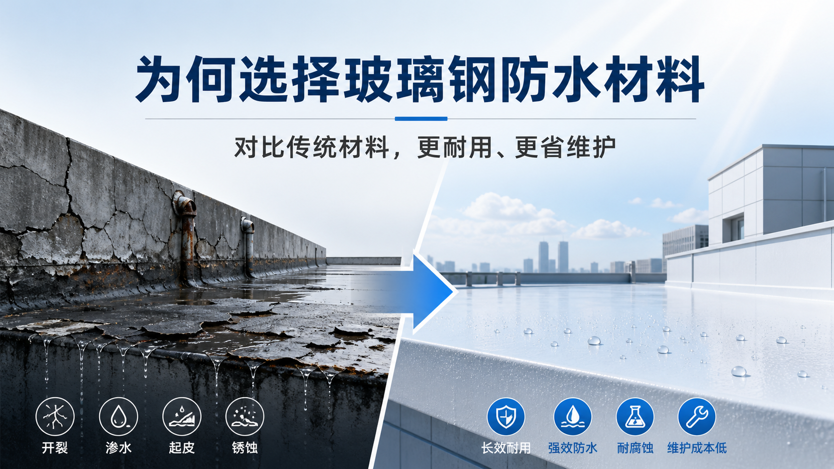 在大兴安岭，为何选择玻璃钢防水材料而非传统材料
