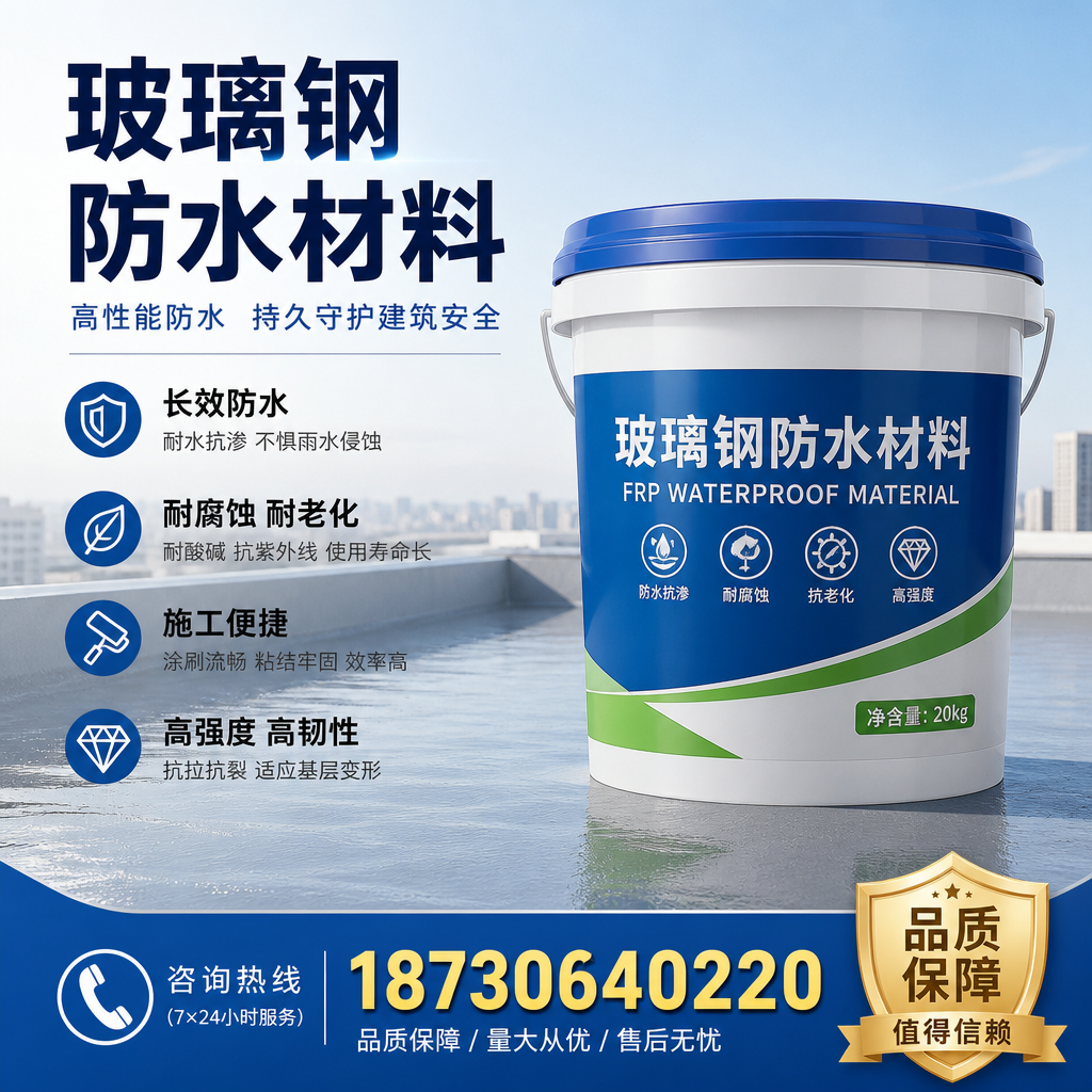专家解析:玻璃钢防水材料的市场前景分析在 大兴安岭